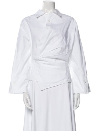 A.L.C. Long Sleeve Button-Up Top