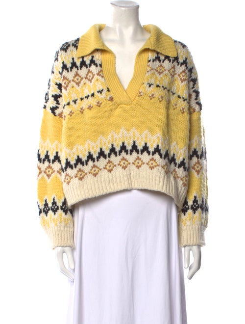 A.L.C. Merino Wool Striped Sweater