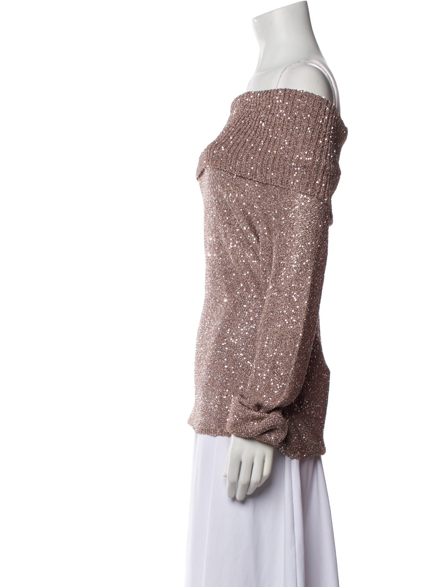 A.L.C. Off-The-Shoulder Long Sleeve Blouse w/ Tags