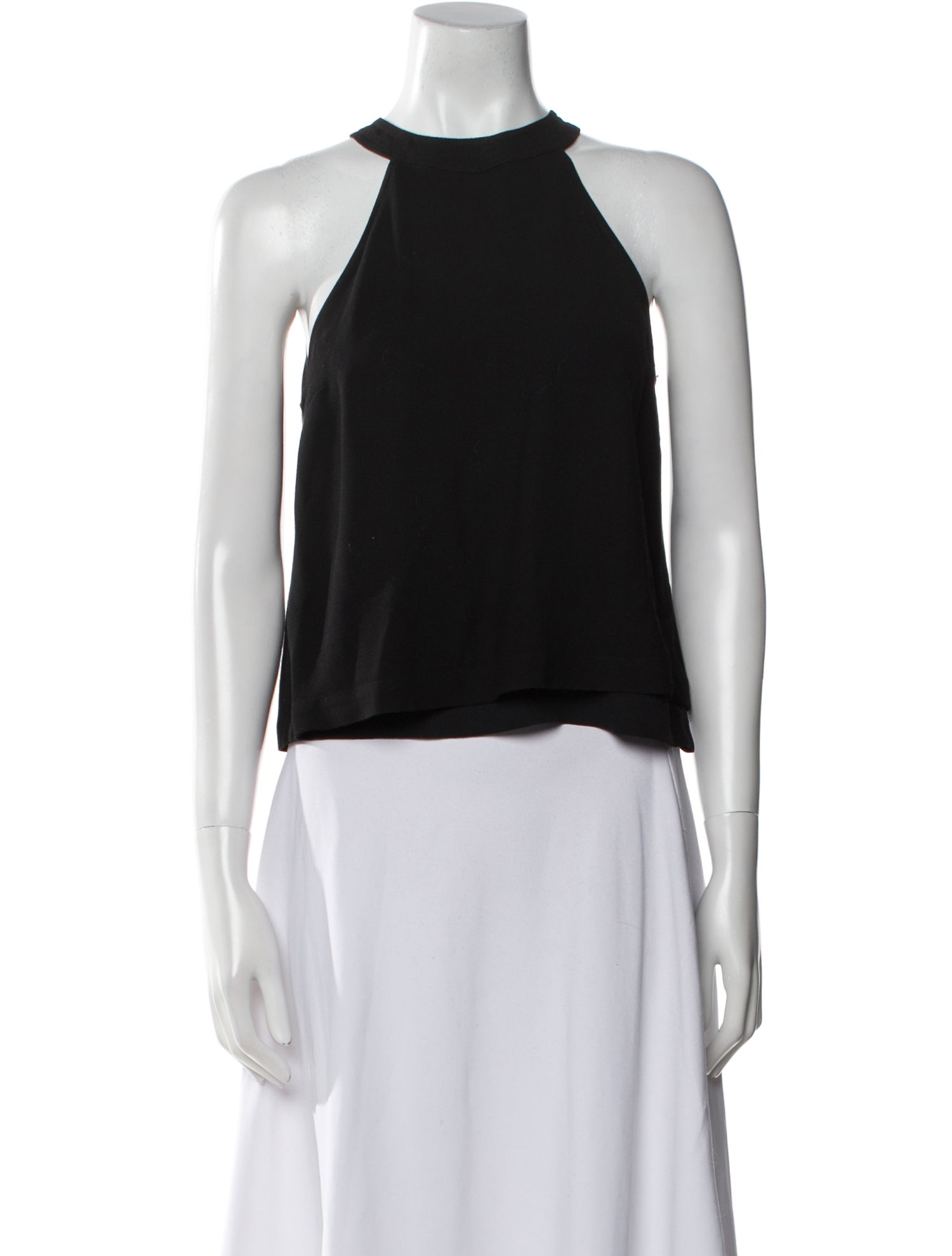 A.L.C. Halterneck Sleeveless Crop Top