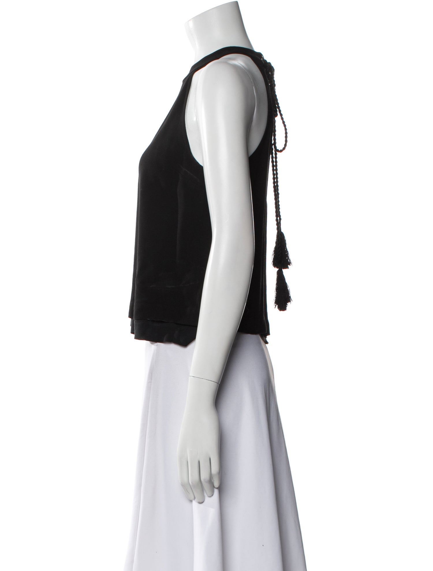 A.L.C. Halterneck Sleeveless Crop Top