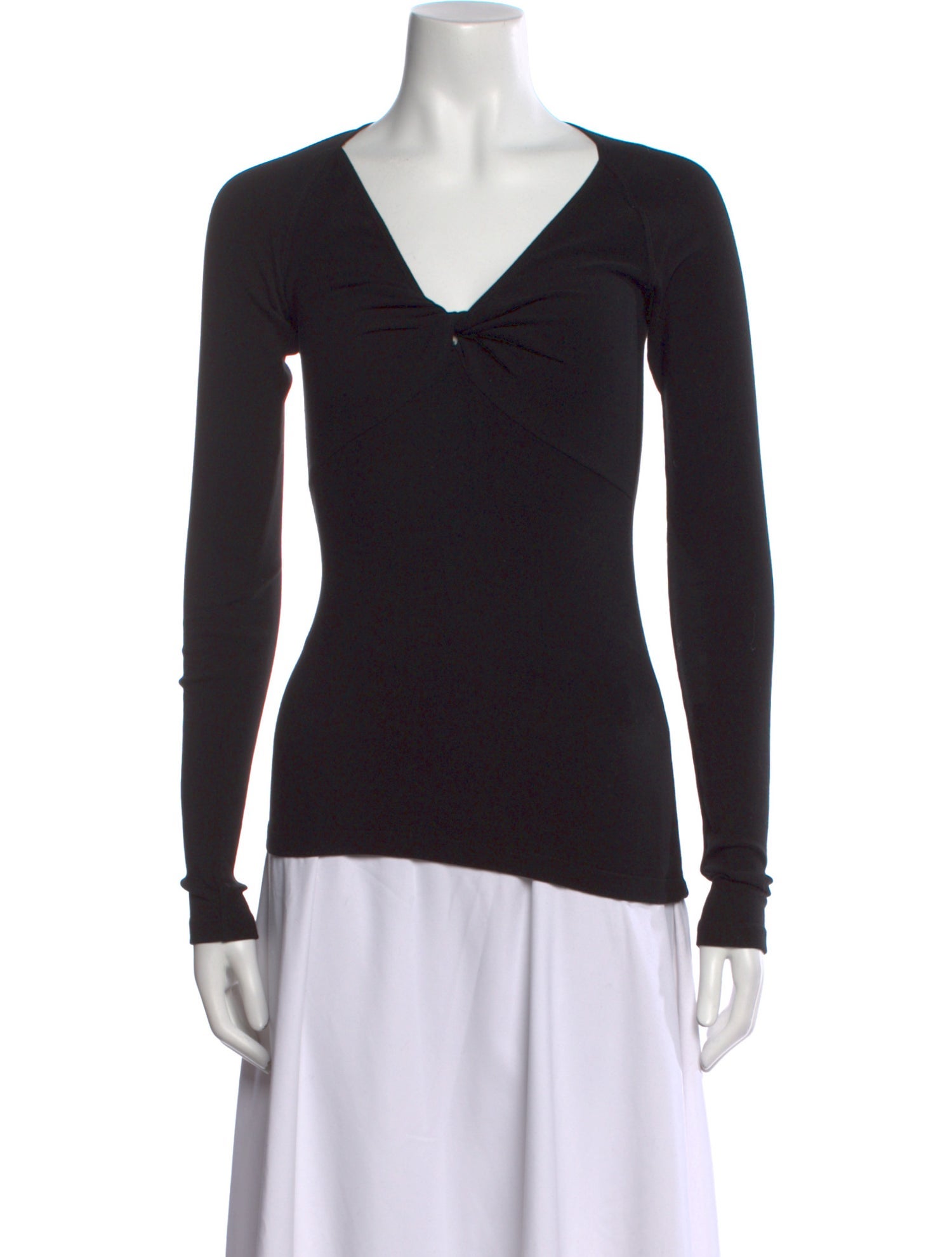 A.L.C. V-Neck Long Sleeve Top