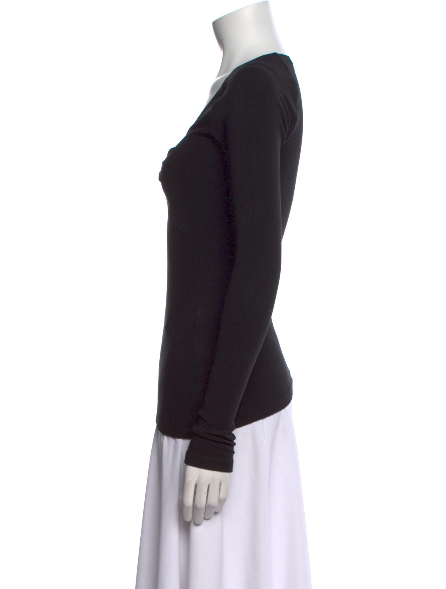 A.L.C. V-Neck Long Sleeve Top