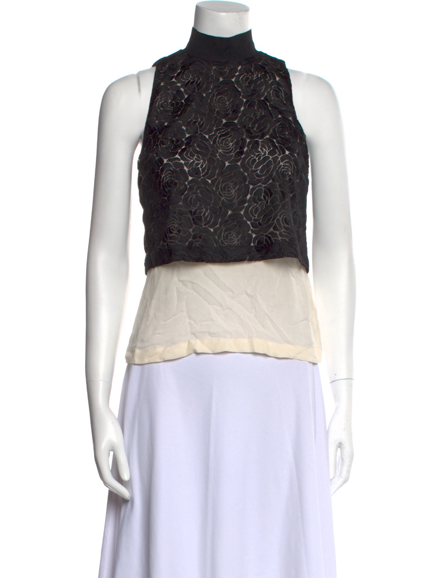 A.L.C. Turtleneck Sleeveless Top