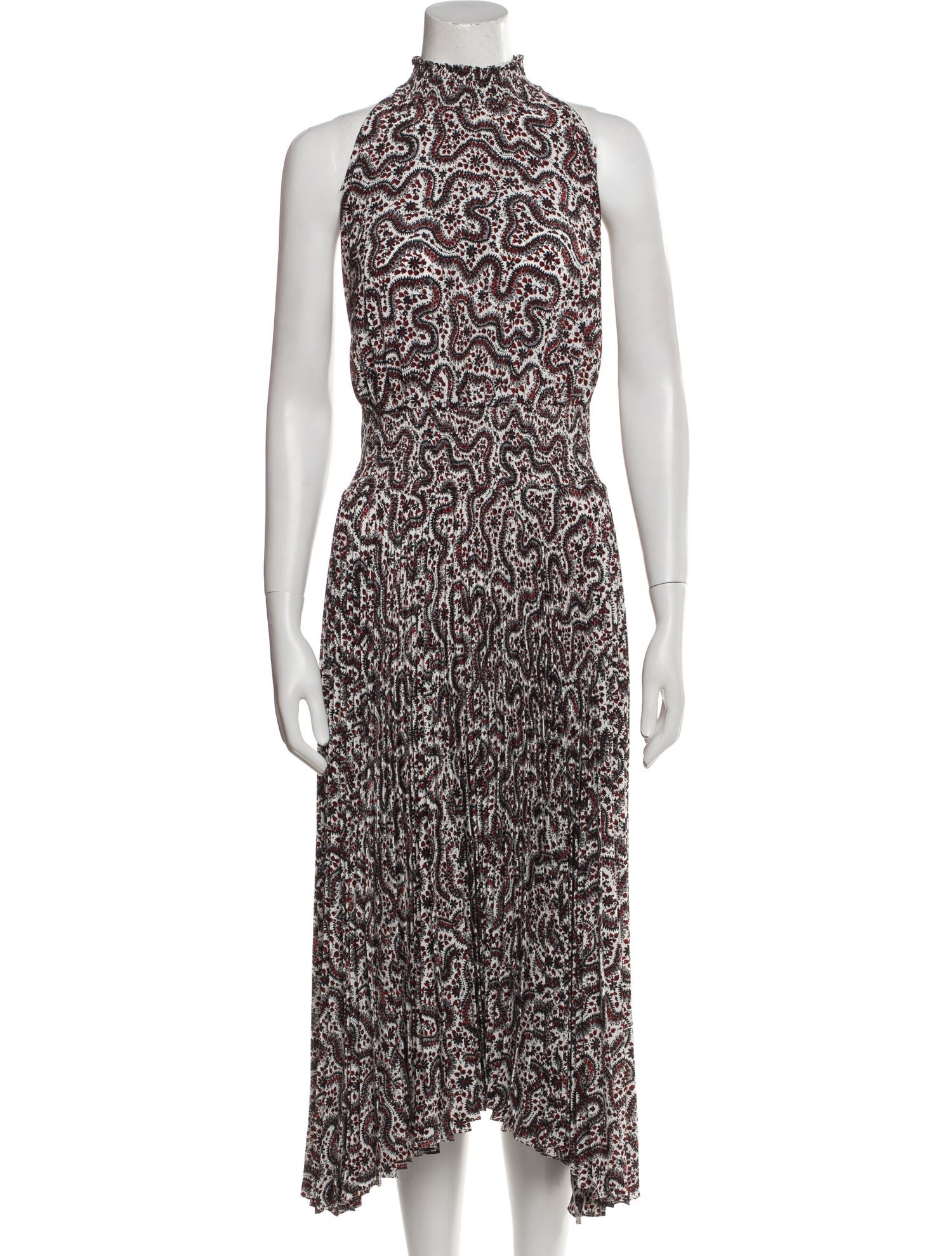 A.L.C. Printed Midi Length Dress w/ Tags