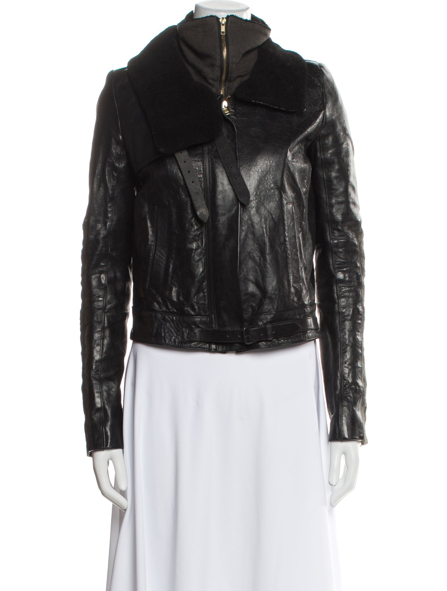 A.L.C. Lamb Leather Biker Jacket