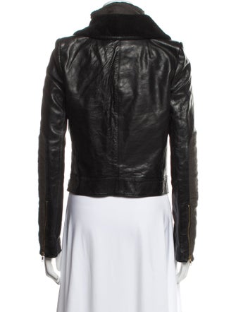 A.L.C. Lamb Leather Biker Jacket