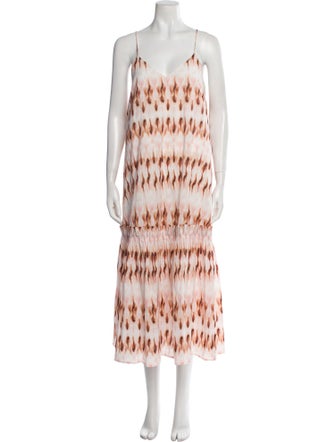 A.L.C. Printed Long Dress
