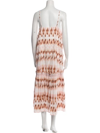 A.L.C. Printed Long Dress