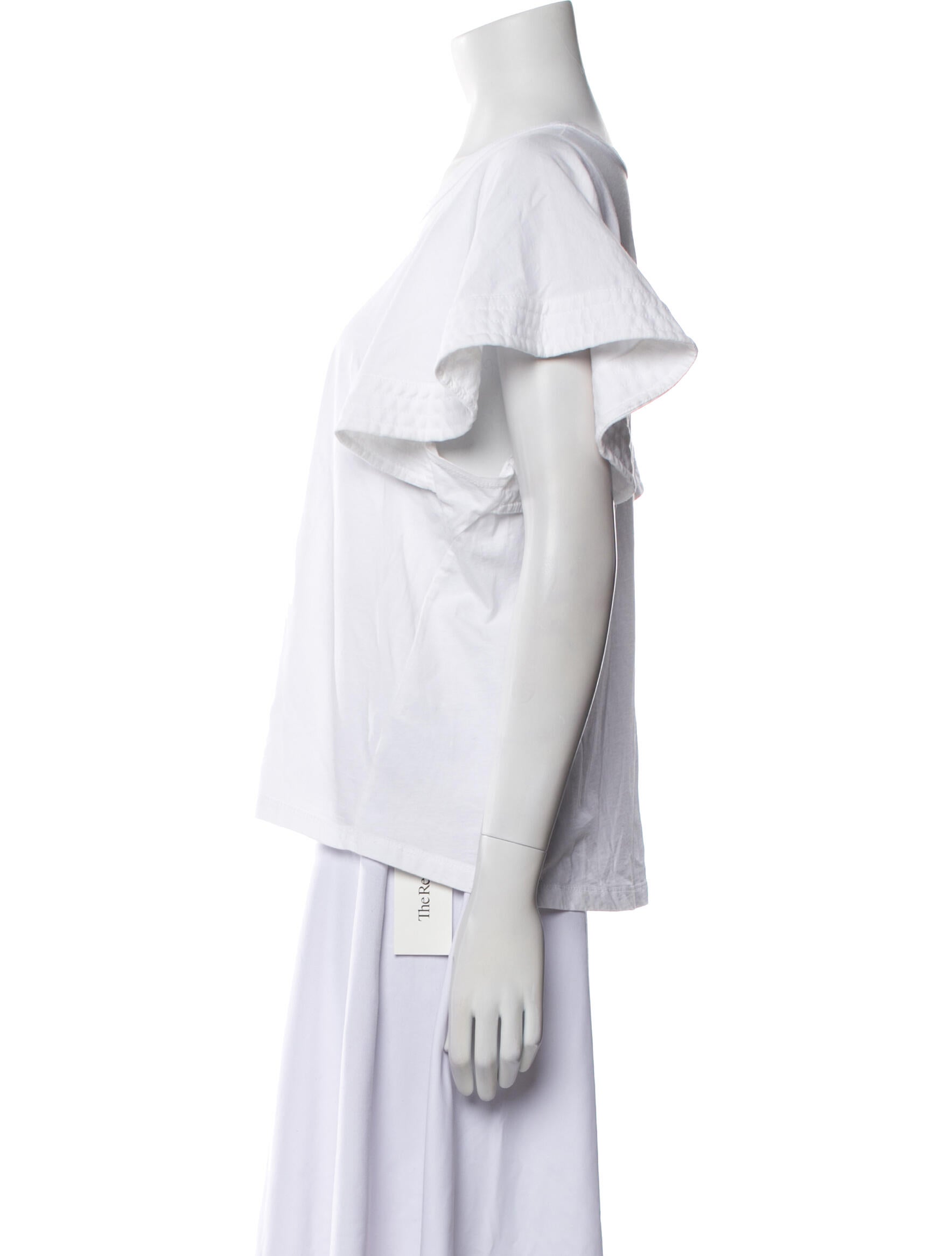 A.L.C. Scoop Neck Short Sleeve T-Shirt