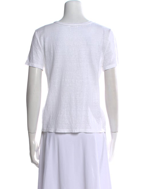 A.L.C. Linen Graphic Print T-Shirt