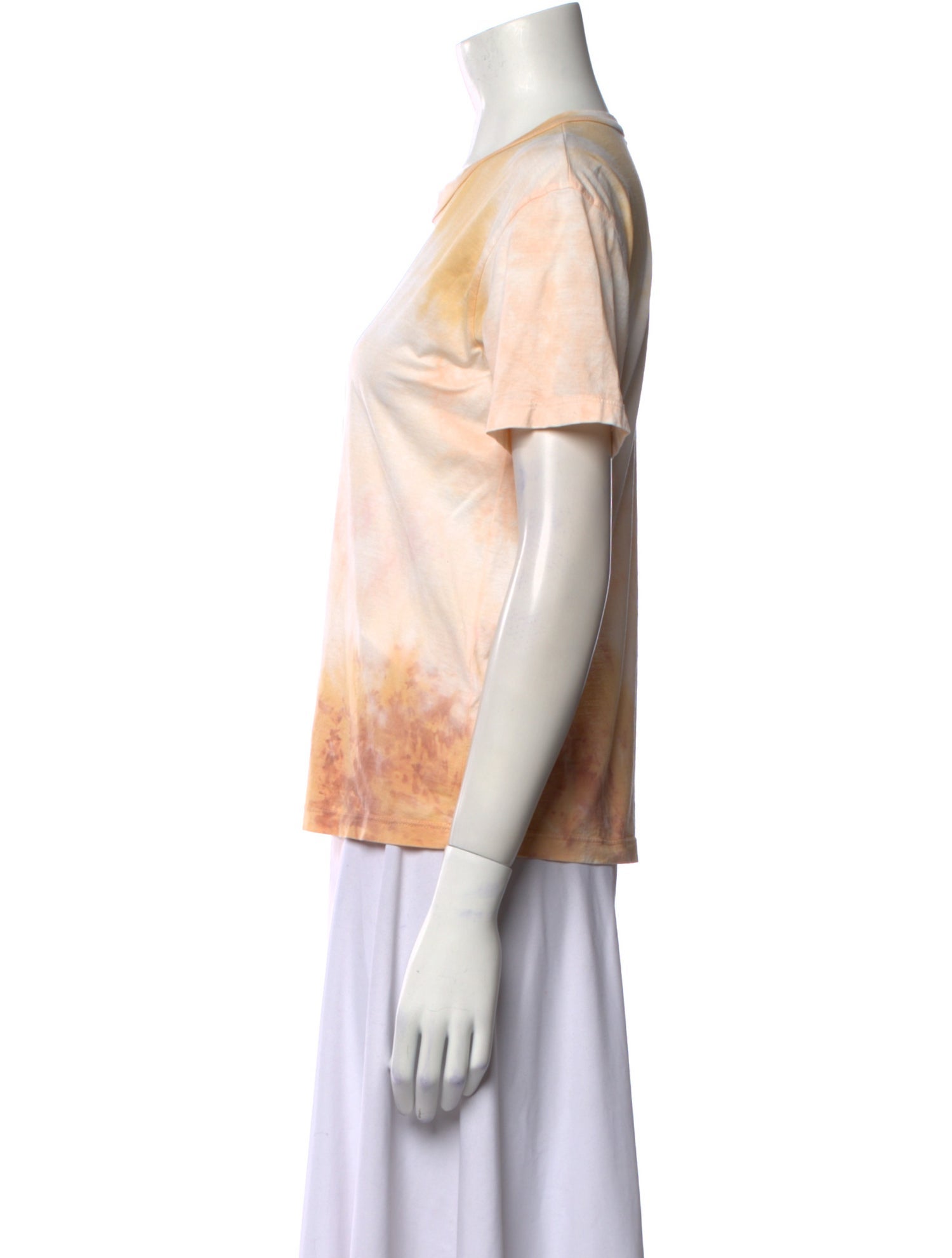 A.L.C. Tie-Dye Print Crew Neck T-Shirt