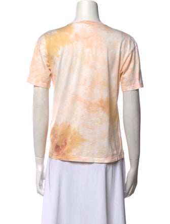 A.L.C. Tie-Dye Print Crew Neck T-Shirt