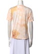 A.L.C. Tie-Dye Print Crew Neck T-Shirt