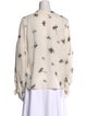 A.L.C. Silk Floral Print Blouse