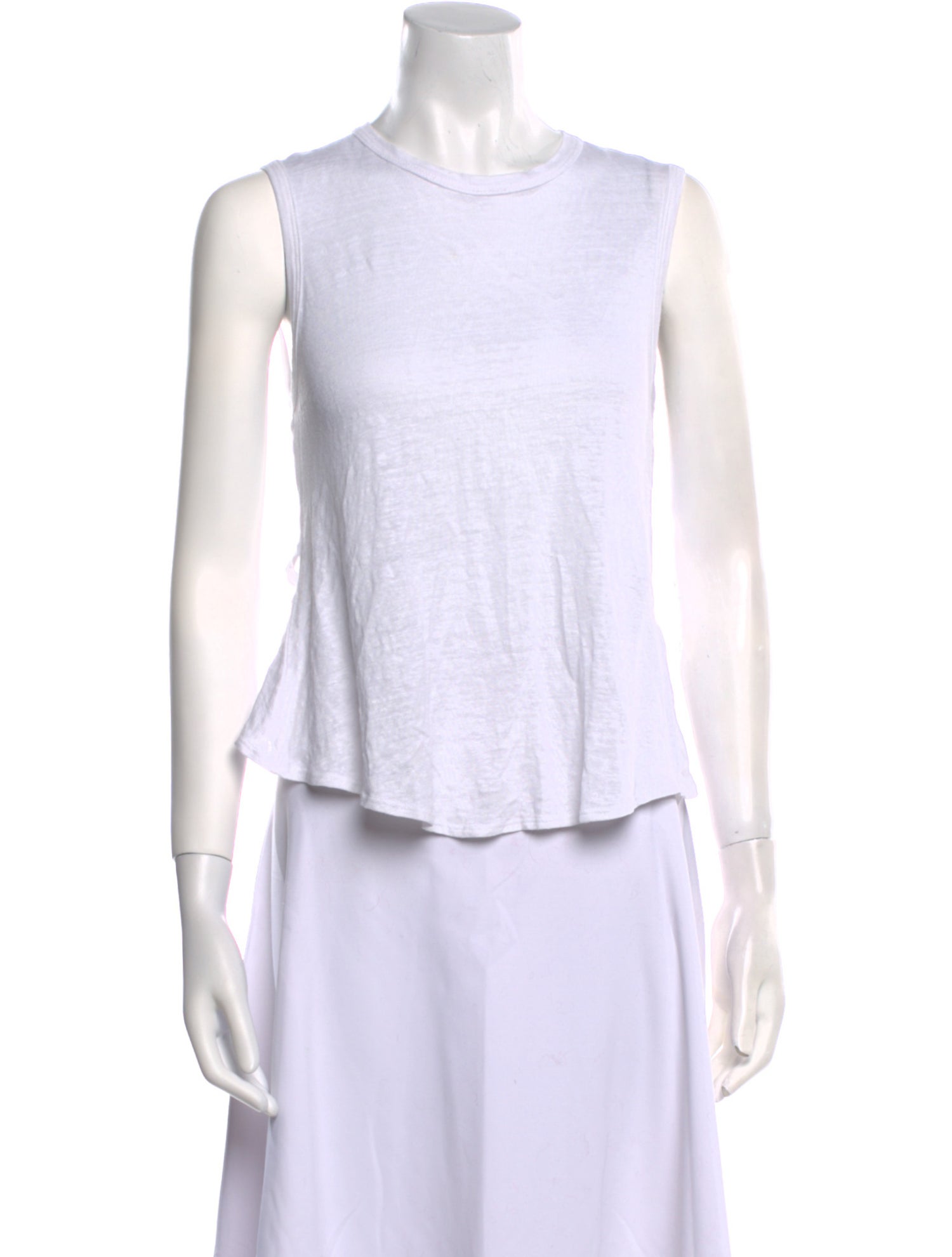 A.L.C. Linen Crew Neck Top