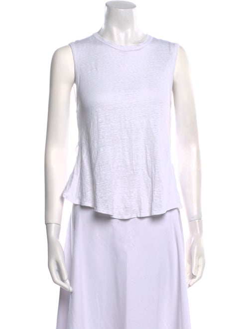 A.L.C. Linen Crew Neck Top