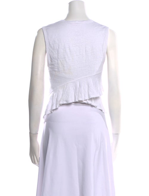 A.L.C. Linen Crew Neck Top