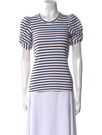 A.L.C. Striped Crew Neck T-Shirt