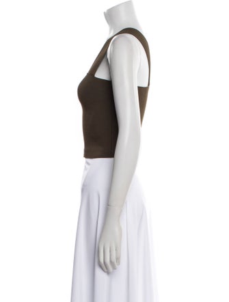 A.L.C. Square Neckline Sleeveless Crop Top