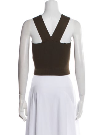 A.L.C. Square Neckline Sleeveless Crop Top