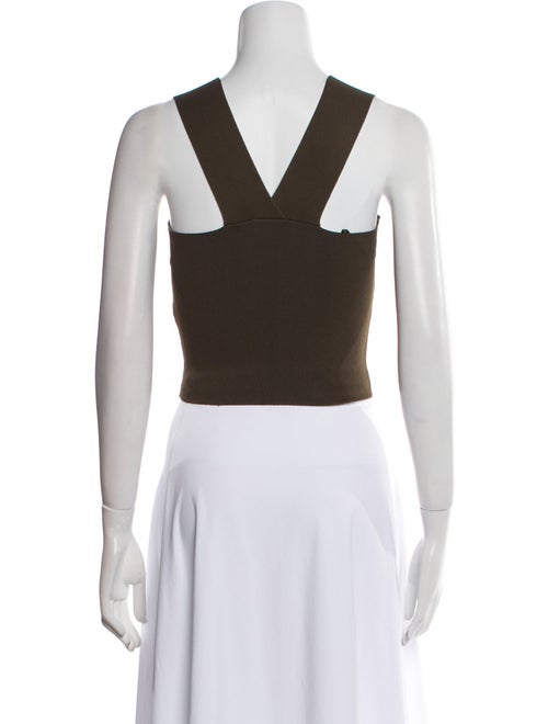 A.L.C. Square Neckline Sleeveless Crop Top