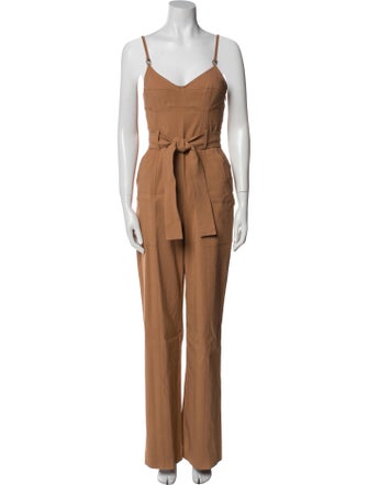 A.L.C. V-Neck Jumpsuit