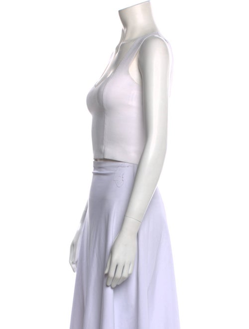 A.L.C. Square Neckline Sleeveless Crop Top