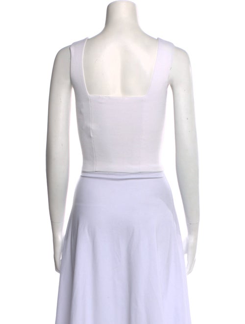 A.L.C. Square Neckline Sleeveless Crop Top