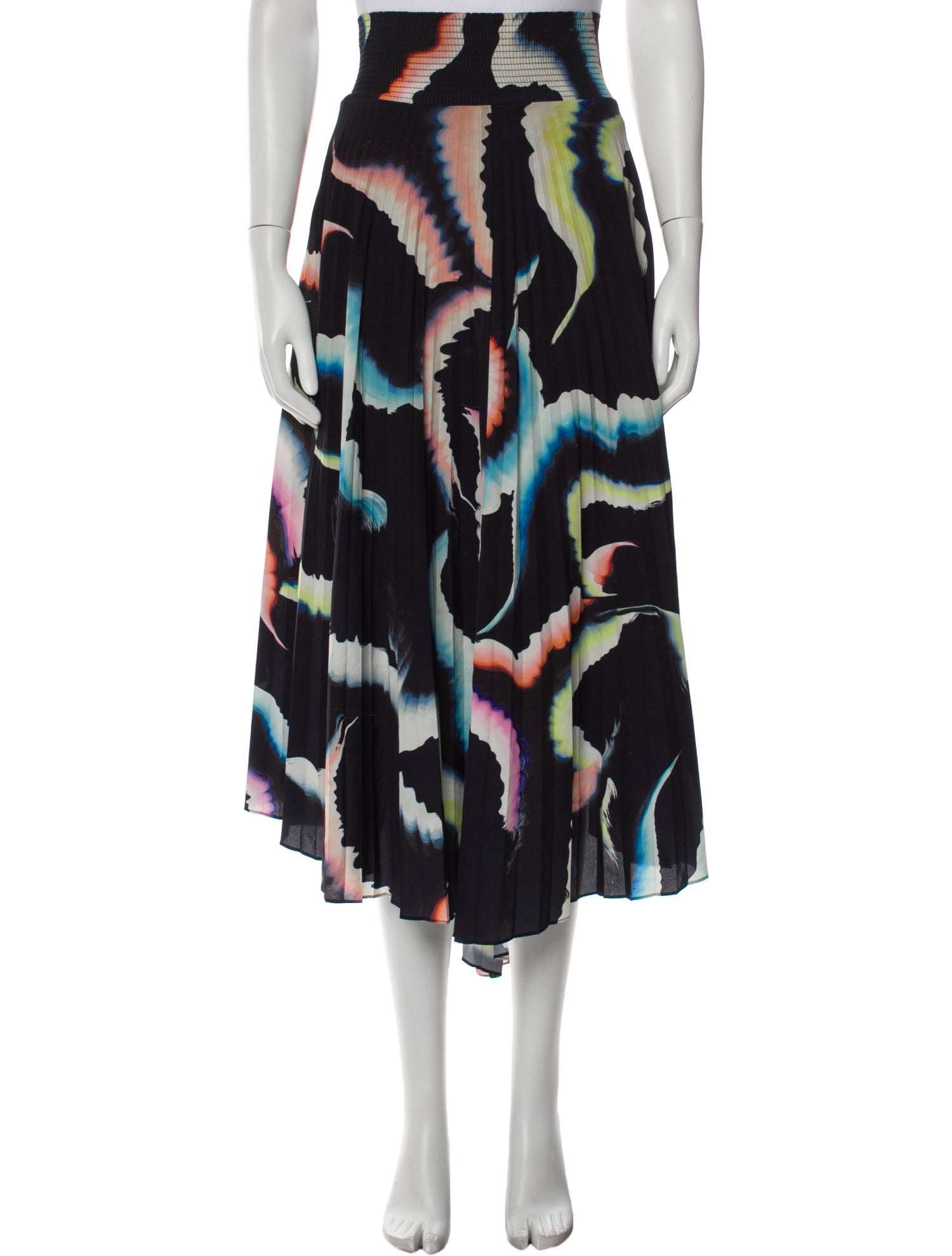 A.L.C. Printed Midi Length Skirt