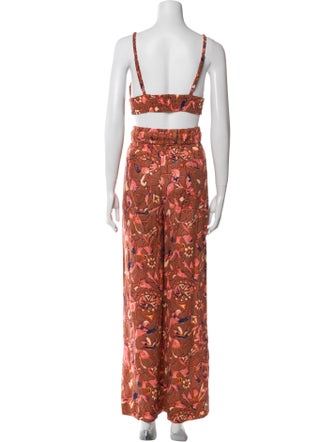 A.L.C. Linen Printed Pant Set