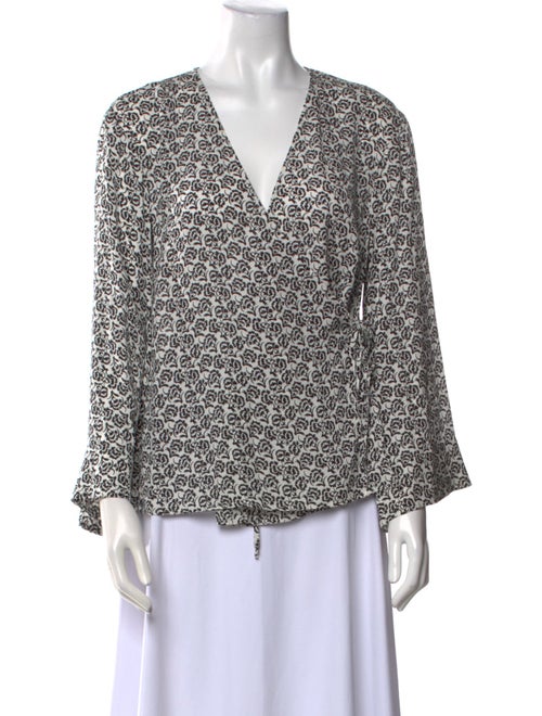 A.L.C. Silk Printed Blouse