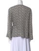 A.L.C. Silk Printed Blouse