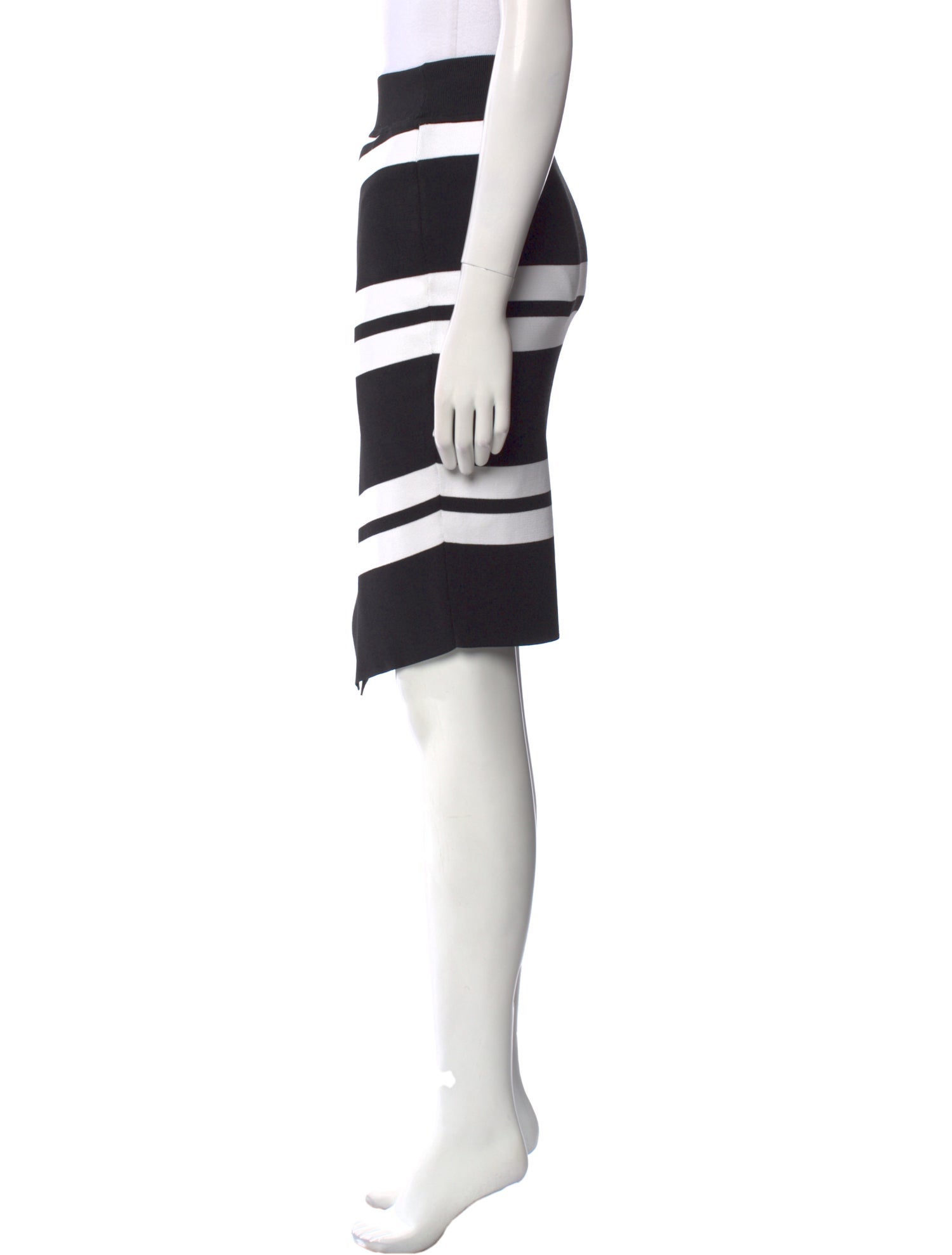A.L.C. Striped Knee-Length Skirt