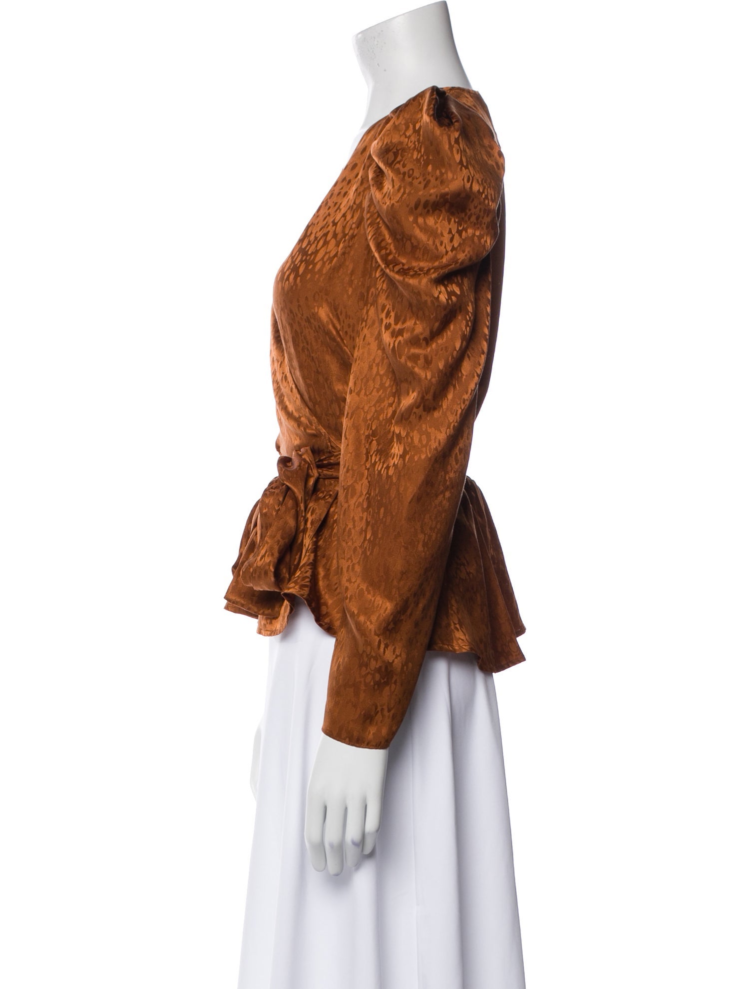 A.L.C. Silk Printed Blouse w/ Tags