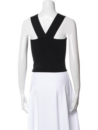 A.L.C. Square Neckline Sleeveless Crop Top