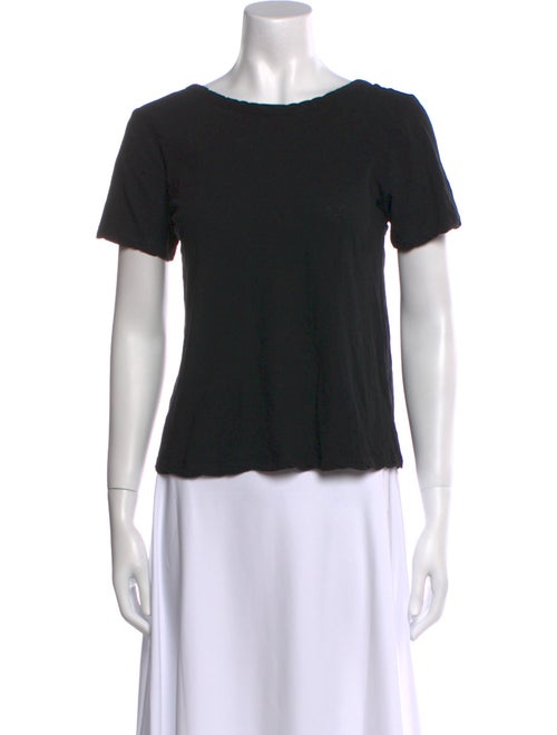 A.L.C. Bateau Neckline Short Sleeve T-Shirt