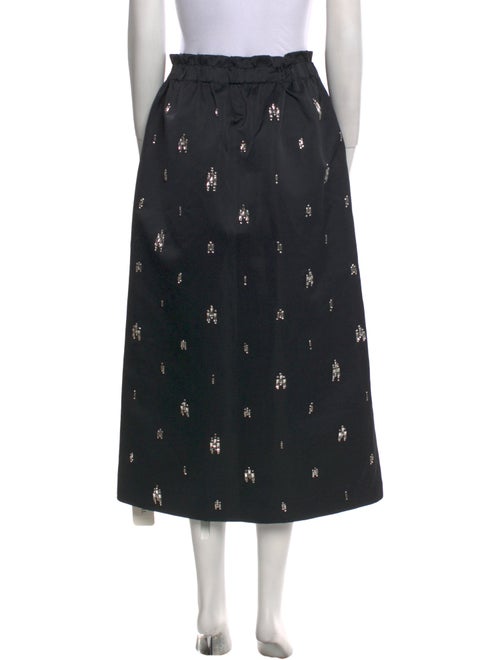 A.L.C. Floral Print Midi Length Skirt