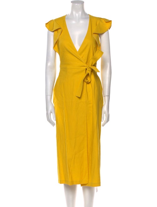 A.L.C. Linen Midi Length Dress