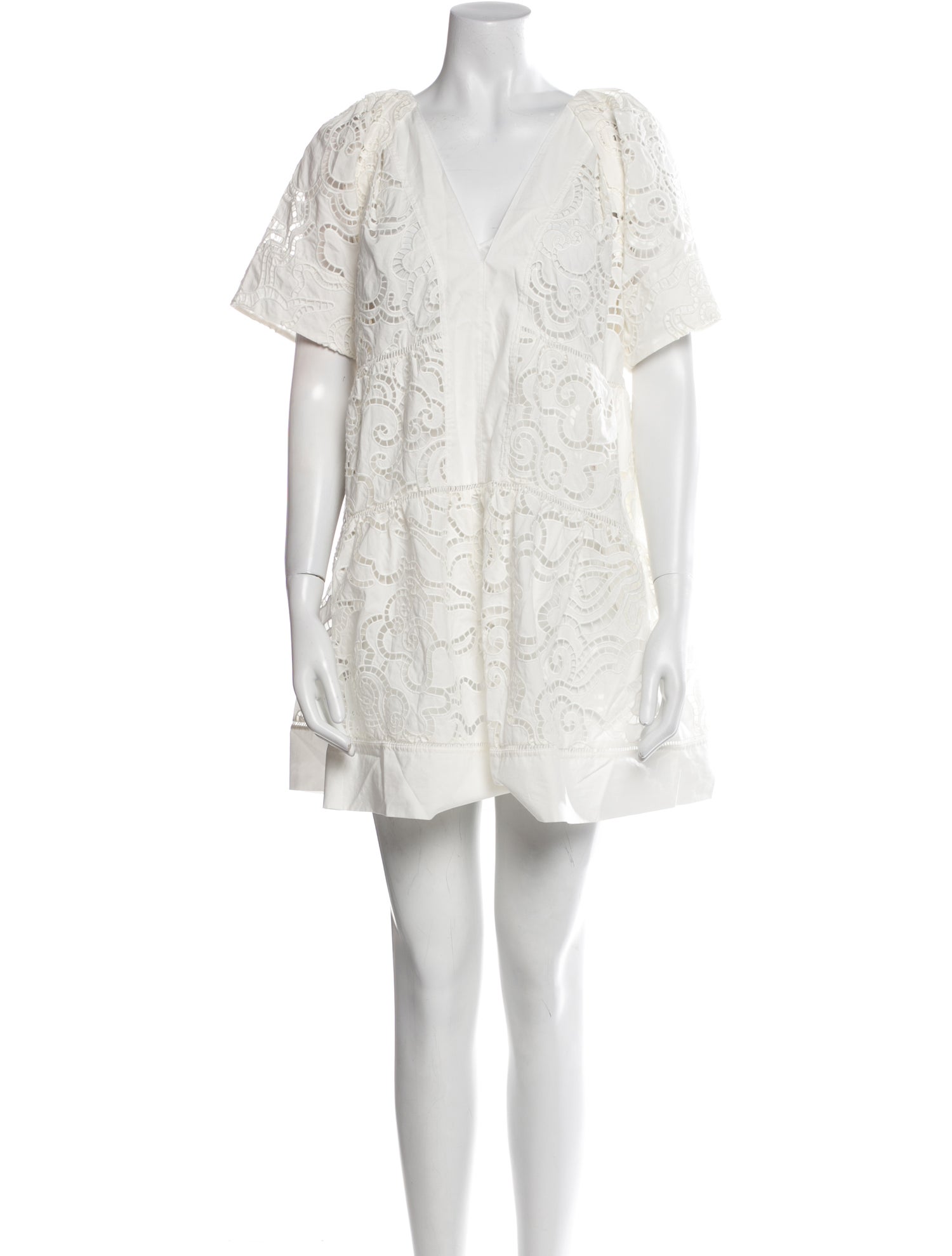 A.L.C. V-Neck Mini Dress