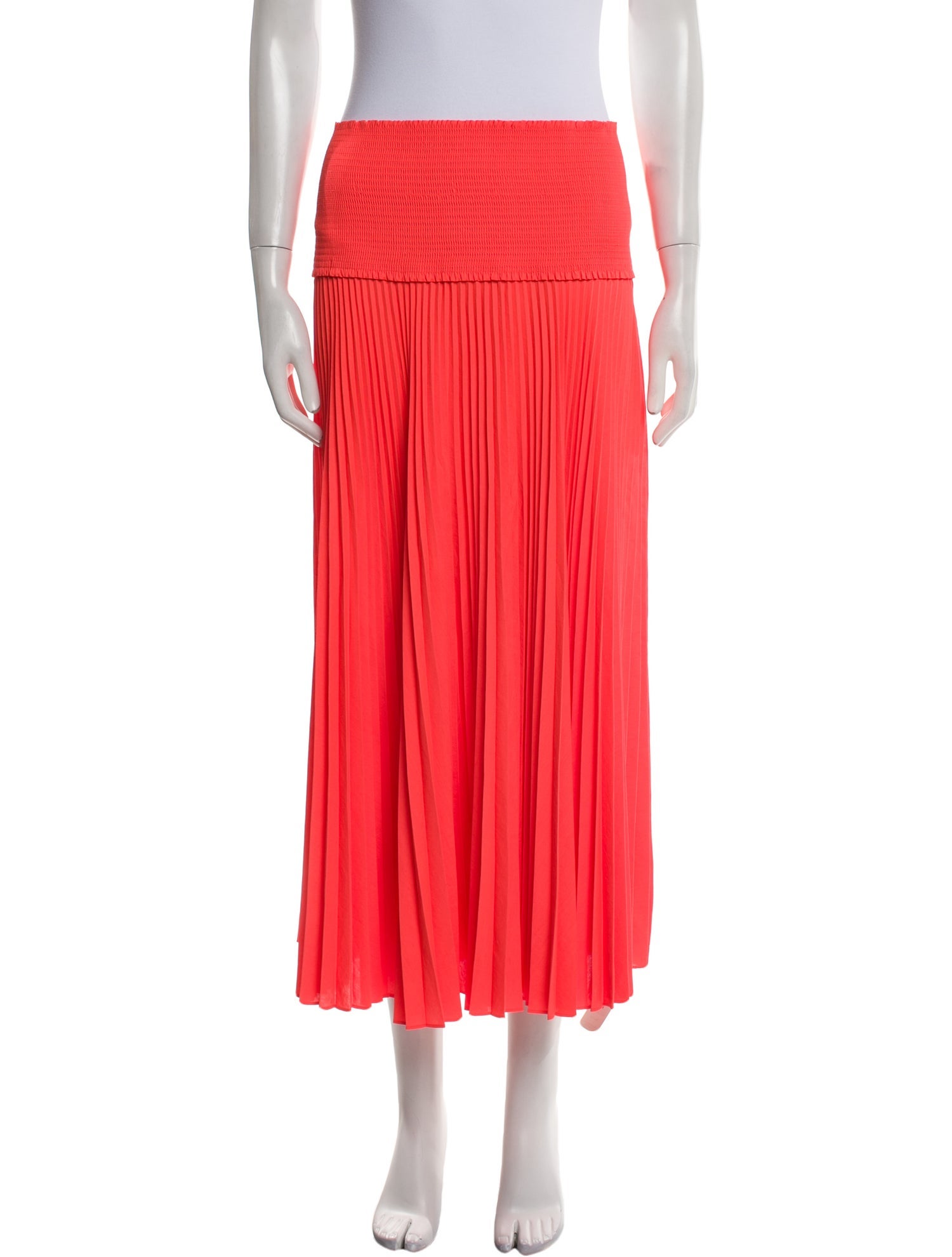 A.L.C. Ruffle Embellishment Midi Length Skirt