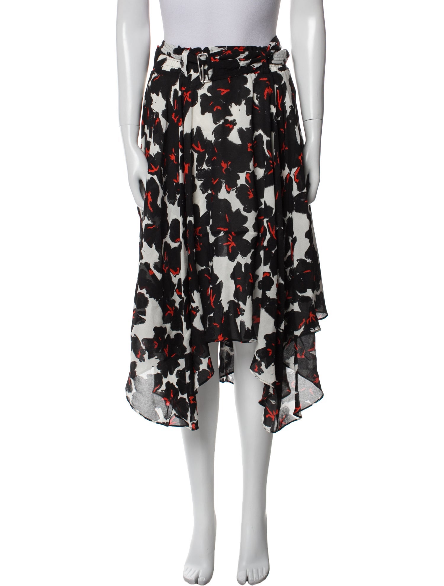 A.L.C. Silk Knee-Length Skirt