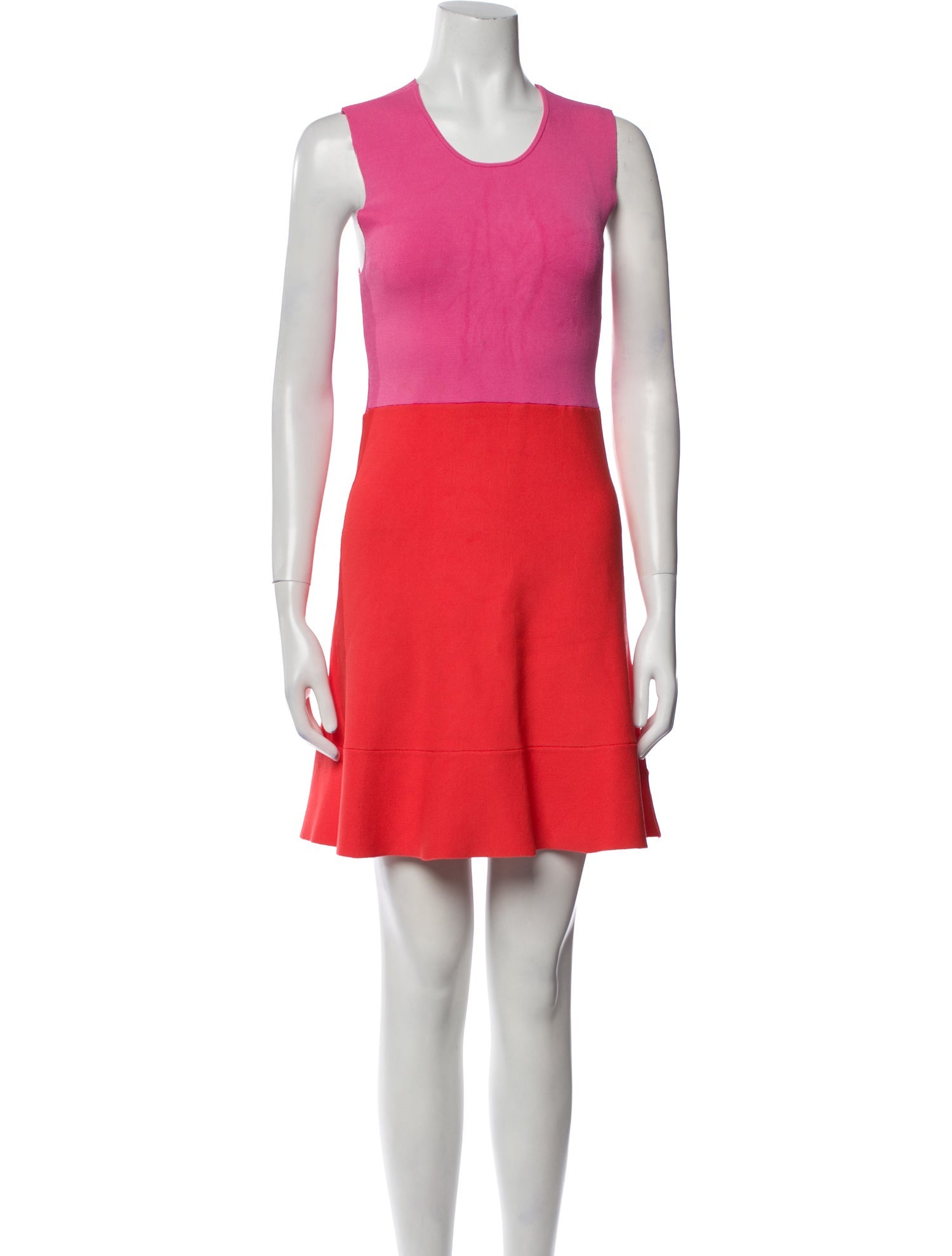 A.L.C. Colorblock Pattern Mini Dress
