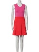 A.L.C. Colorblock Pattern Mini Dress