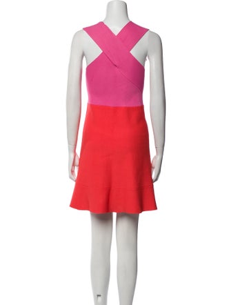 A.L.C. Colorblock Pattern Mini Dress
