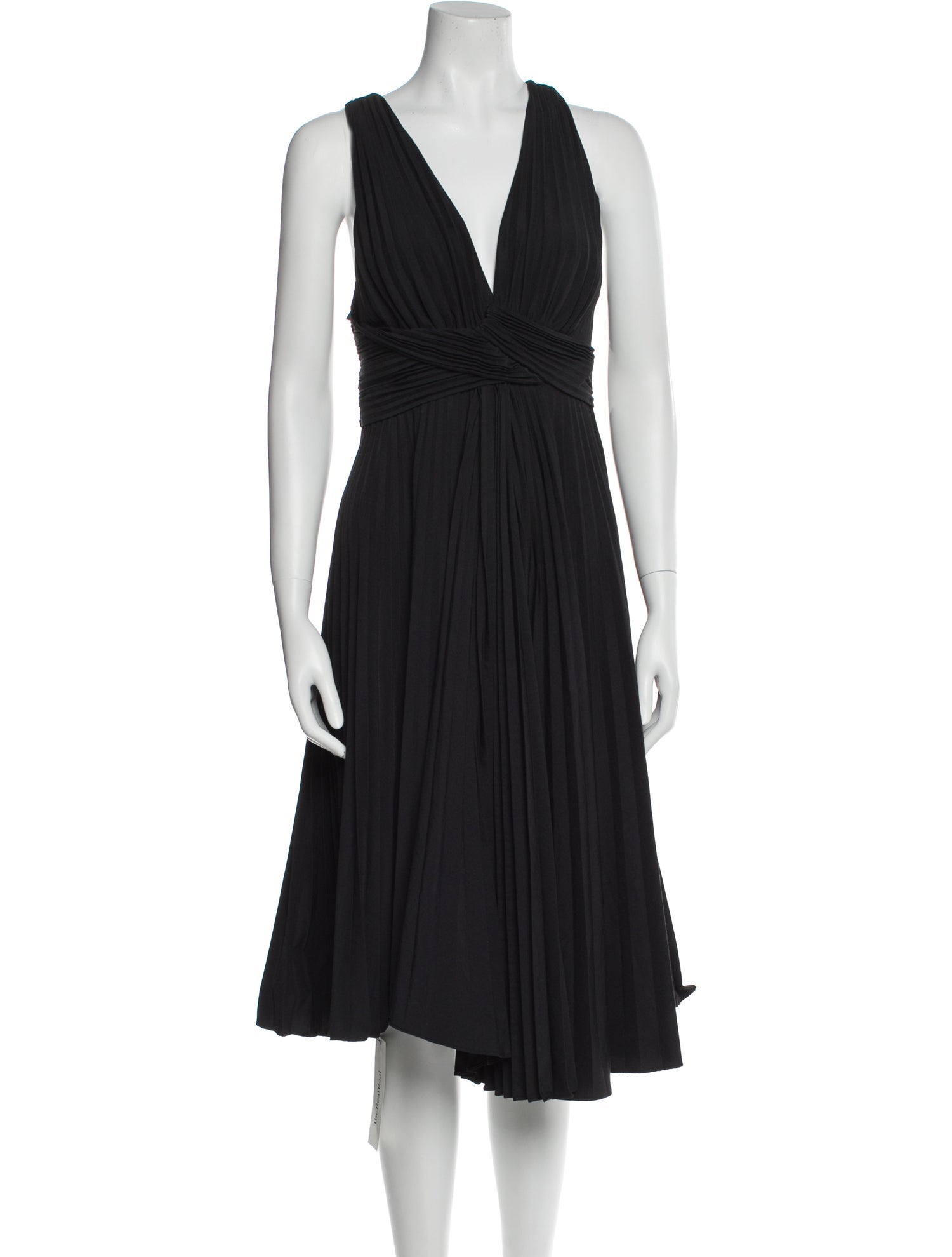 A.L.C. V-Neck Midi Length Dress