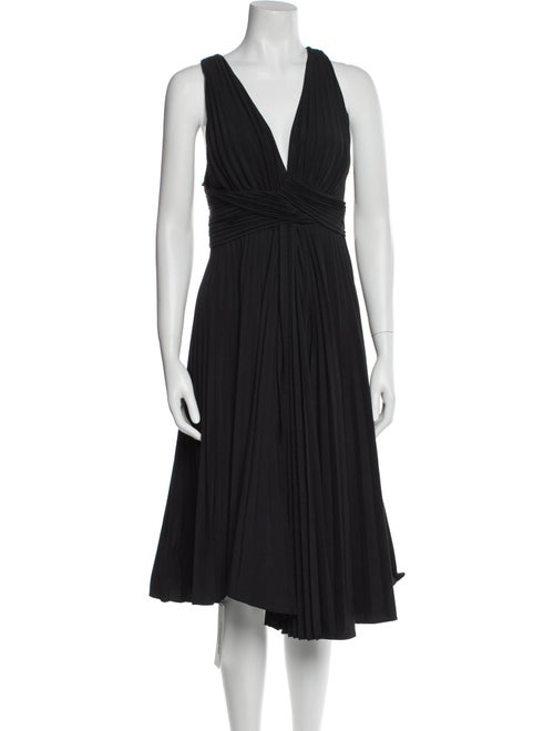 A.L.C. V-Neck Midi Length Dress