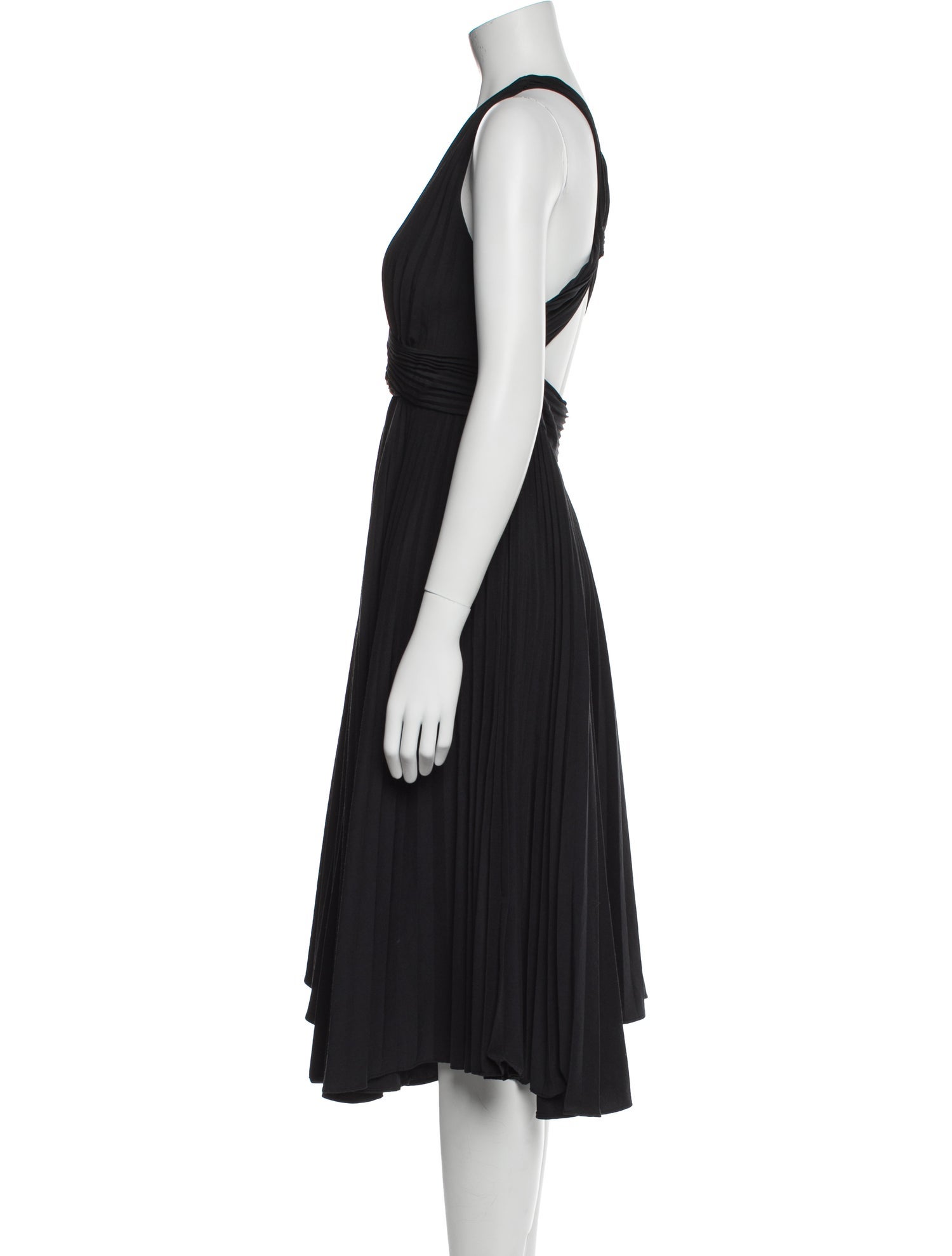 A.L.C. V-Neck Midi Length Dress