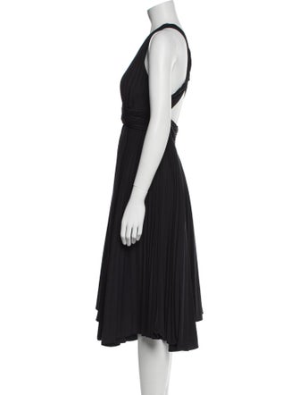 A.L.C. V-Neck Midi Length Dress