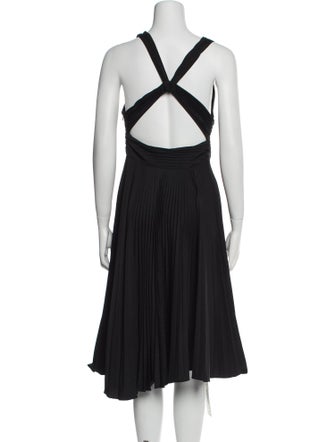 A.L.C. V-Neck Midi Length Dress